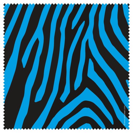 Brillentücher mit Designmotiv Zebra Rot