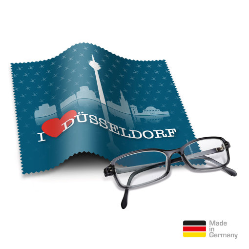 Brillentücher mit Designmotiv Städte Hamburg