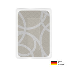 PocketCleaner® mit Designmotiv Kreise Grau