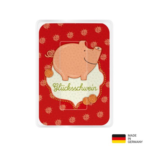 PocketCleaner&reg; mit Designmotiv Gl&uuml;cksbringer Schwein